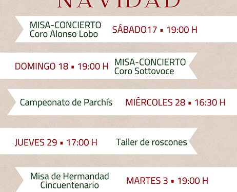 La V. H. del Resucitado presenta un programa de actividades navideñas solidario y pensado para todos