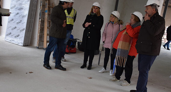 Las obras del centro de mayores de Las Quinientas alcanzan ya el 45 por ciento de ejecución