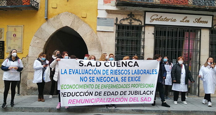 Las trabajadoras del Servicio de Ayuda a Domicilio del Ayuntamiento de Cuenca denuncian una “situación límite”
