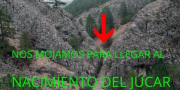 Nos mojamos para llegar al nacimiento del Júcar