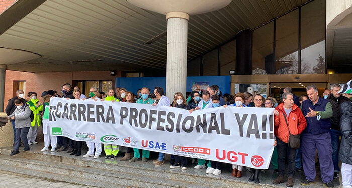 nueva jornada de movilizaciones de los profesionales del sescam 1