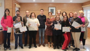 Salinas entrega los diplomas del último Taller de Empleo del Programa Recual de Cabanillas
