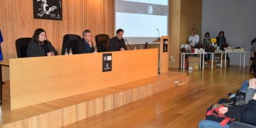 Santiago Posteguillo llenó el MUPA con la presentación de ‘Roma soy yo’ gracias al programa Los libros viajan por la provincia