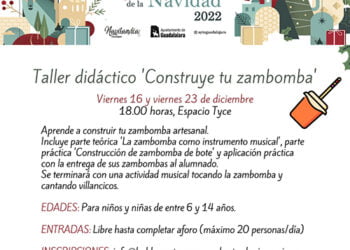 ¿Quieres pero no sabes construirte una zambomba? Te enseñan en el Espacio TYCE