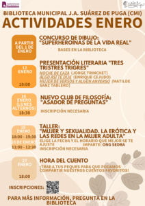 La biblioteca municipal de Guadalajara pone en marcha un nuevo club de lectura de filosofía, ‘Asador de preguntas’, que comienza el 16 de enero