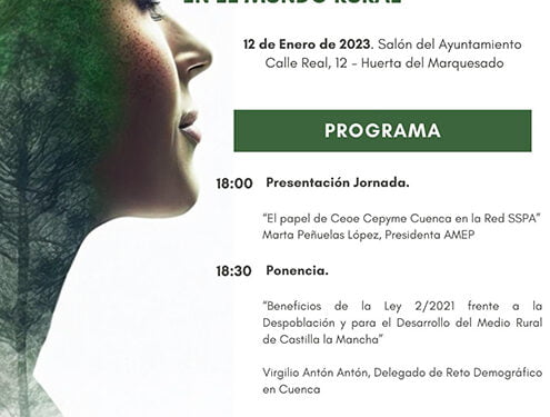 AMEP acerca el jueves a Huerta del Marquesado información sobre ayudas a empresas ubicadas en el mundo rural