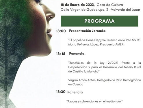 AMEP celebra este miércoles una jornada sobre medidas de apoyo a empresas en Valverde de Júcar