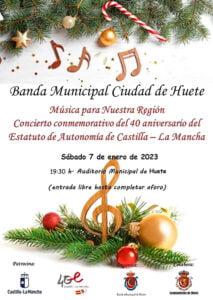 Concierto de la Banda de Música de Huete el 7 de enero