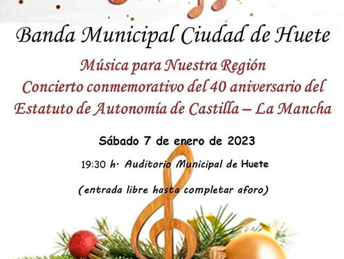 Concierto de la Banda de Música de Huete el 7 de enero