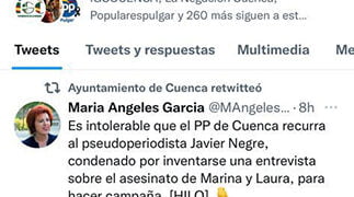 El Grupo Municipal Popular denuncia el uso partidista que Dolz hace de las redes sociales del Ayuntamiento de Cuenca