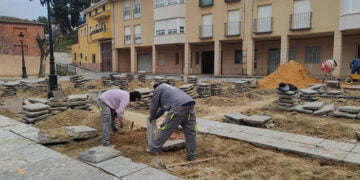 Gran volumen de obras urbanas en ejecución en Huete y pedanías con cerca de 400.000 euros en 12 contratos