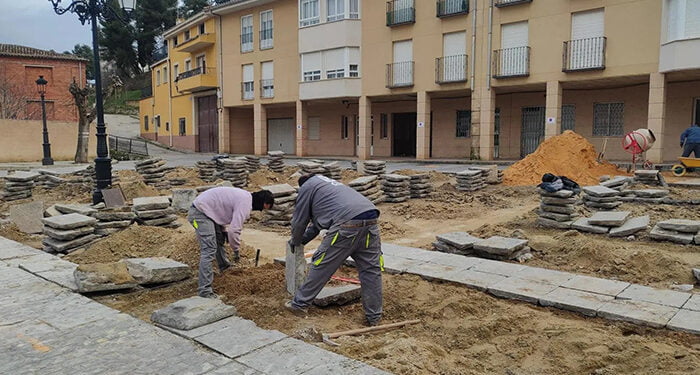 Gran volumen de obras urbanas en ejecución en Huete y pedanías con cerca de 400.000 euros en 12 contratos