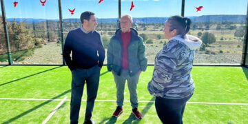 La Diputación de Cuenca concede una ayuda de 23.000 euros al Ayuntamiento de La Cierva para construir la pista de pádel