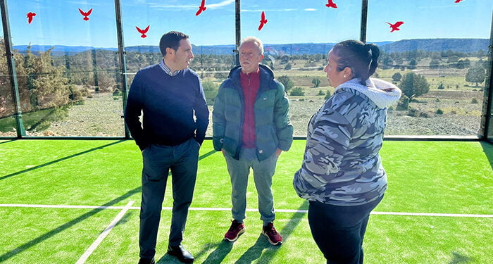 La Diputación de Cuenca concede una ayuda de 23.000 euros al Ayuntamiento de La Cierva para construir la pista de pádel 1 La Diputación de Cuenca concede una ayuda de 23.000 euros al Ayuntamiento de La Cierva para construir la pista de pádel