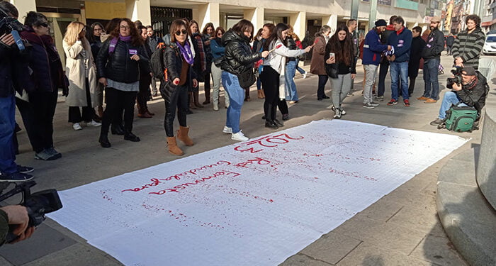 La Red Feminista de Guadalajara sale a la calle ante el catastrófico inicio de este 2023 en cuanto a violencia de género