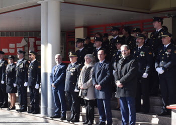 La subdelegada del Gobierno en Guadalajara agradece el trabajo de la Policía Nacional en la conmemoración del aniversario de su creación