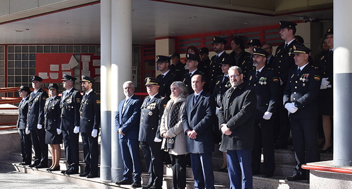 La subdelegada del Gobierno en Guadalajara agradece el trabajo de la Policía Nacional en la conmemoración del aniversario de su creación