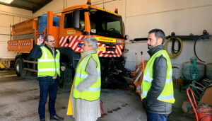 La subdelegada del Gobierno visita el Centro de Conservación de Carreteras de Cuenca