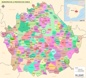 mapa provincia cuenca