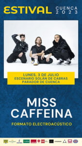 Miss Caffeina abrirá el espacio Estival Pop en Estival Cuenca 23 el lunes 3 de julio