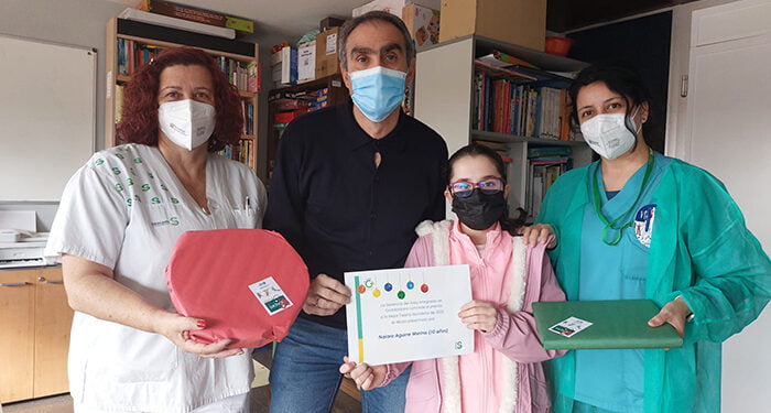 Naiara Aguirre Merino, de 10 años, ganadora del concurso de dibujo infantil de la GAI de Guadalajara