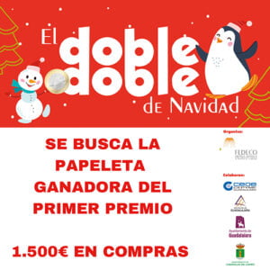 Se busca al ganador del primer premio de la campaña “El doble, doble de navidad” de FEDECO