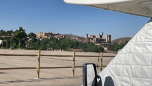 Sigüenza ya cuenta con un amplio y equipado aparcamiento para caravanas