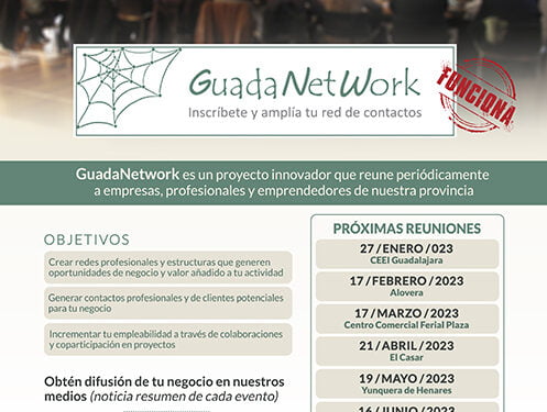 Vuelve Guadanetwork con nuevos encuentros para el primer semestre del año 1 Vuelve Guadanetwork con nuevos encuentros para el primer semestre del año