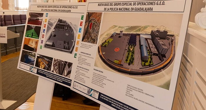 Publicada la licitación del contrato para la redacción del proyecto de la nueva sede del GEO en Guadalajara 1 Alberto Rojo asegura que el proyecto del nuevo cuartel del GEO será uno de los más sofisticados de Europa y del mundo