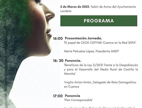 AMEP lleva el 2 de marzo a Landete su jornada de medidas de apoyo a empresas en el mundo rural