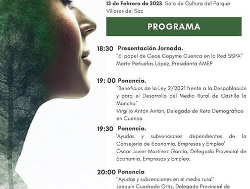 AMEP realiza el lunes 13 una jornada en Villares del Saz para informar de las ayudas a empresas en el mundo rural
