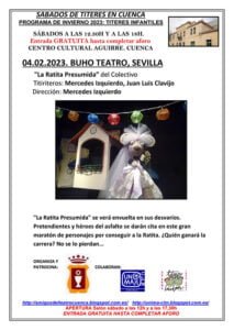 Arranca la temporada de invierno de los Sábados de Títeres en Cuenca con ‘La ratita presumida’