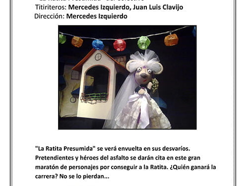 Arranca la temporada de invierno de los Sábados de Títeres en Cuenca con ‘La ratita presumida’ 1 Arranca la temporada de invierno de los Sábados de Títeres en Cuenca con ‘La ratita presumida’