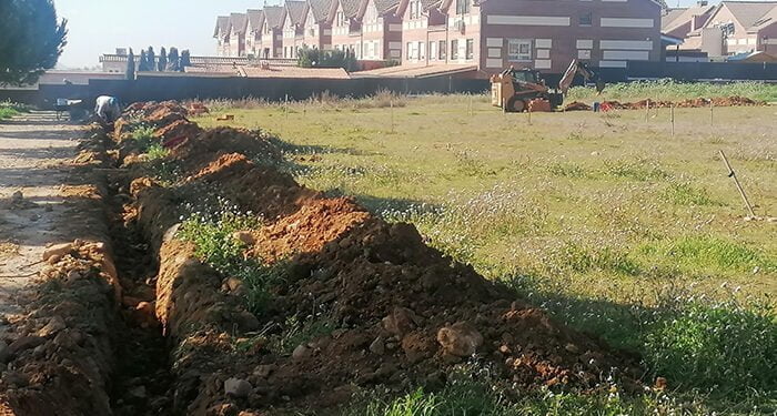 Arrancan las obras de reforma del parque El Mirador de Villanueva de la Torre
