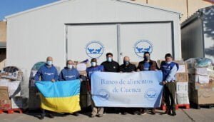 Banco de Alimentos de Cuenca y Quesos Villarejo unen sus fuerzas para enviar productos de primera necesidad a Ucrania