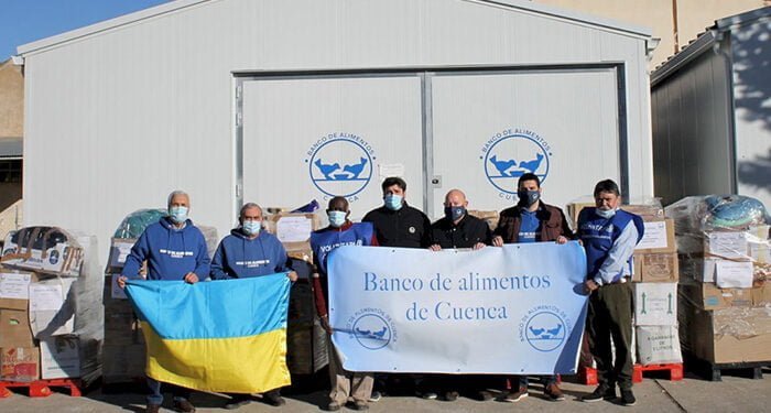 Banco de Alimentos de Cuenca y Quesos Villarejo unen sus fuerzas para enviar productos de primera necesidad a Ucrania