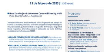 CEOE-Cepyme Guadalajara organiza una jornada sobre la programación de la inspección de trabajo para el año 2023-relaciones laborales y diálogo social