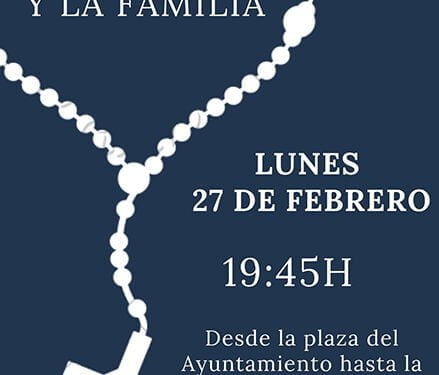 Convocado el rezo del Rosario por la vida y la familia, para el próximo 27 de febrero en Guadalajara