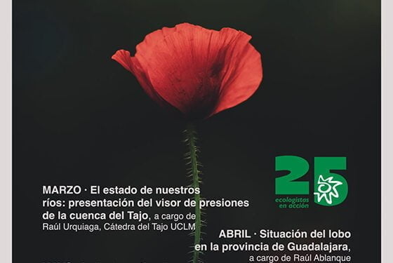 Ecologistas en Acción de Guadalajara celebra su XXV Aniversario con un ciclo de charlas de temática medioambiental