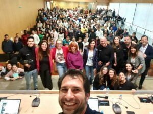 El equipo del IES ‘Alfonso VIII’ de Cuenca, ganador del ‘Hackathon  WIN’, un evento organizado por el Gobierno regional,  CaixaBank Dualiza y FP Innovación