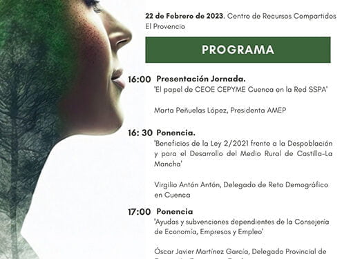 AMEP lleva a El Provencio su jornada de medidas de apoyo a empresas en el mundo rural el próximo 22 de febrero 1 AMEP lleva a El Provencio su jornada de medidas de apoyo a empresas en el mundo rural el próximo 22 de febrero