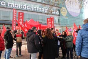 El seguimiento masivo de la primera jornada de huelga en Jazzplat paraliza el call center de Orange