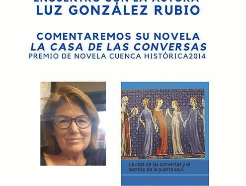 Encuentro con la escritora Luz González Rubio en la biblioteca municipal de Cuenca