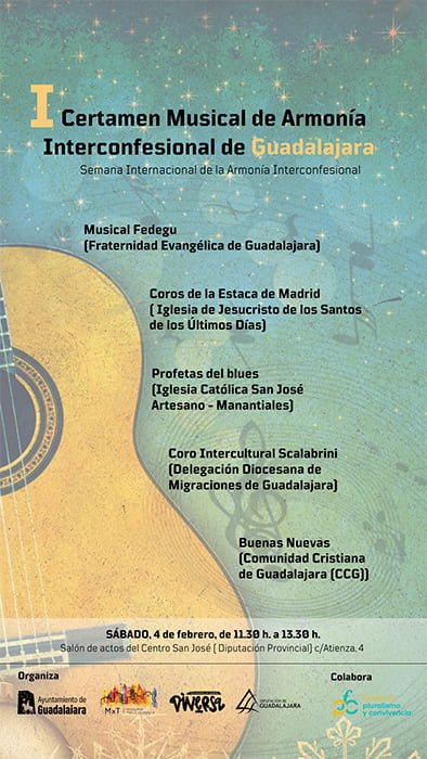 Este sábado se celebra el I Certamen Musical de Armonía Interconfesional |  Liberal de Castilla