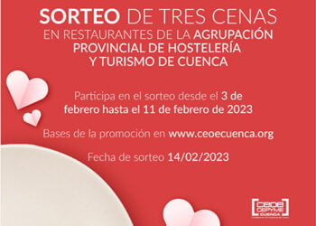 La Asociación de Comercio de Cuenca sorteará cenas para dos por el día de San Valentín