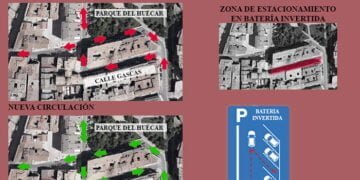 La calle Gascas cambia de sentido desde este lunes para mejorar la circulación del tráfico en la zona
