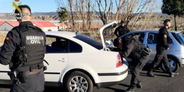 La Guardia Civil detiene en Almonacid de Zorita a los supuestos autores de un secuestro