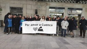 La Plataforma en Defensa del Tren califica de “traición a Cuenca” la firma para la Plataforma Logística de Albacete