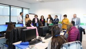 La viceconsejera de Empleo y la directora general de Formación visitan el centro de formación y negocios de CEOE-Cepyme Guadalajara