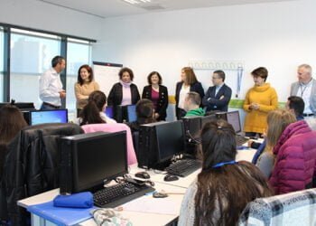 La viceconsejera de Empleo y la directora general de Formación visitan el centro de formación y negocios de CEOE-Cepyme Guadalajara